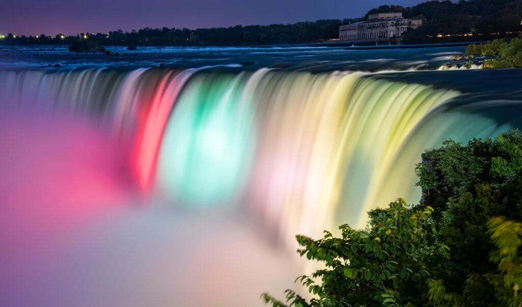 niagara falls illumination board